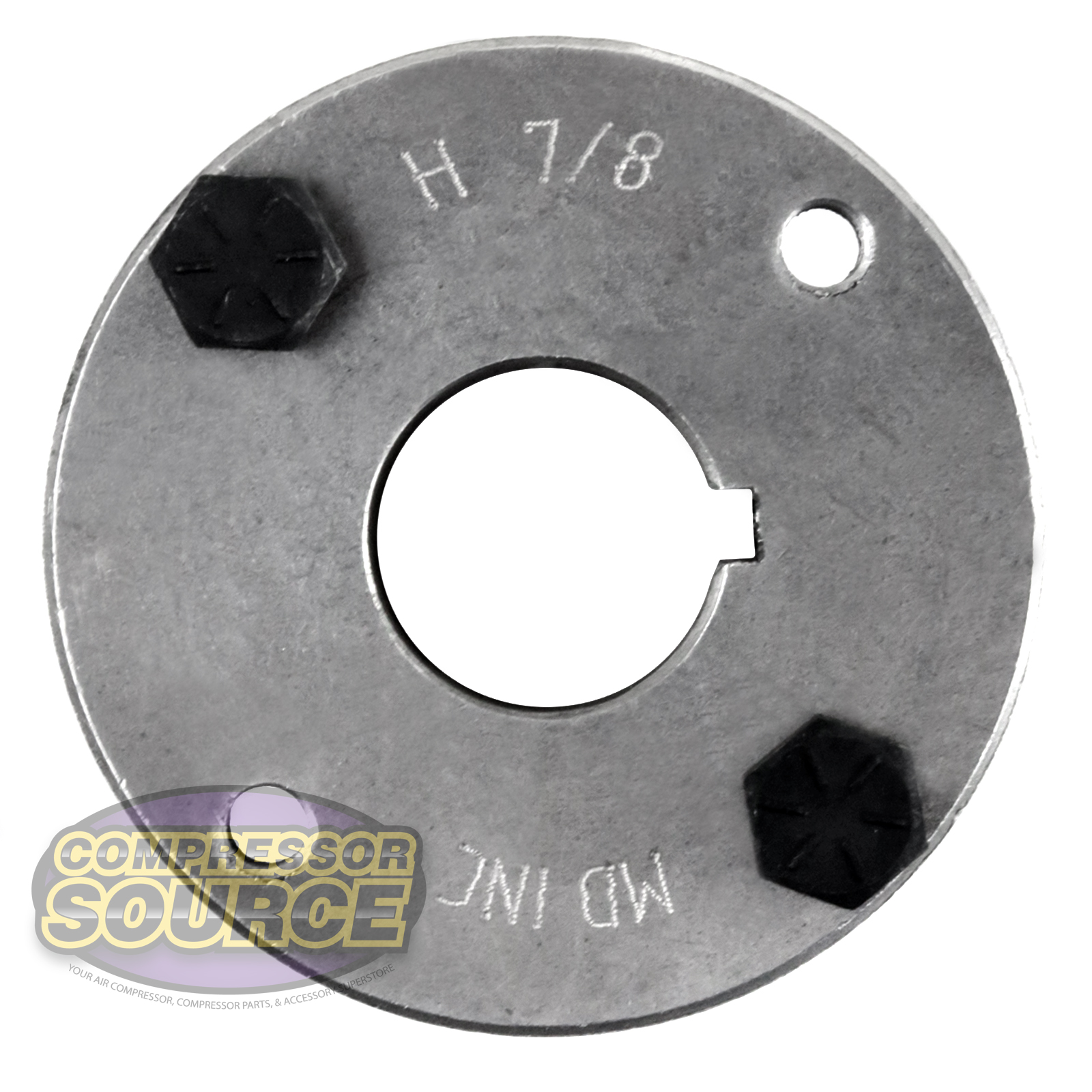 7/8" Bore H style Steel Sheave / Pulley Bushing Split Taper For Keyed